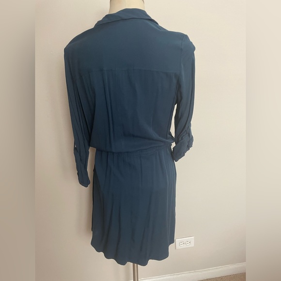 Teal shirt dress by Lou & Grey from LOFT - Picture 4 of 6